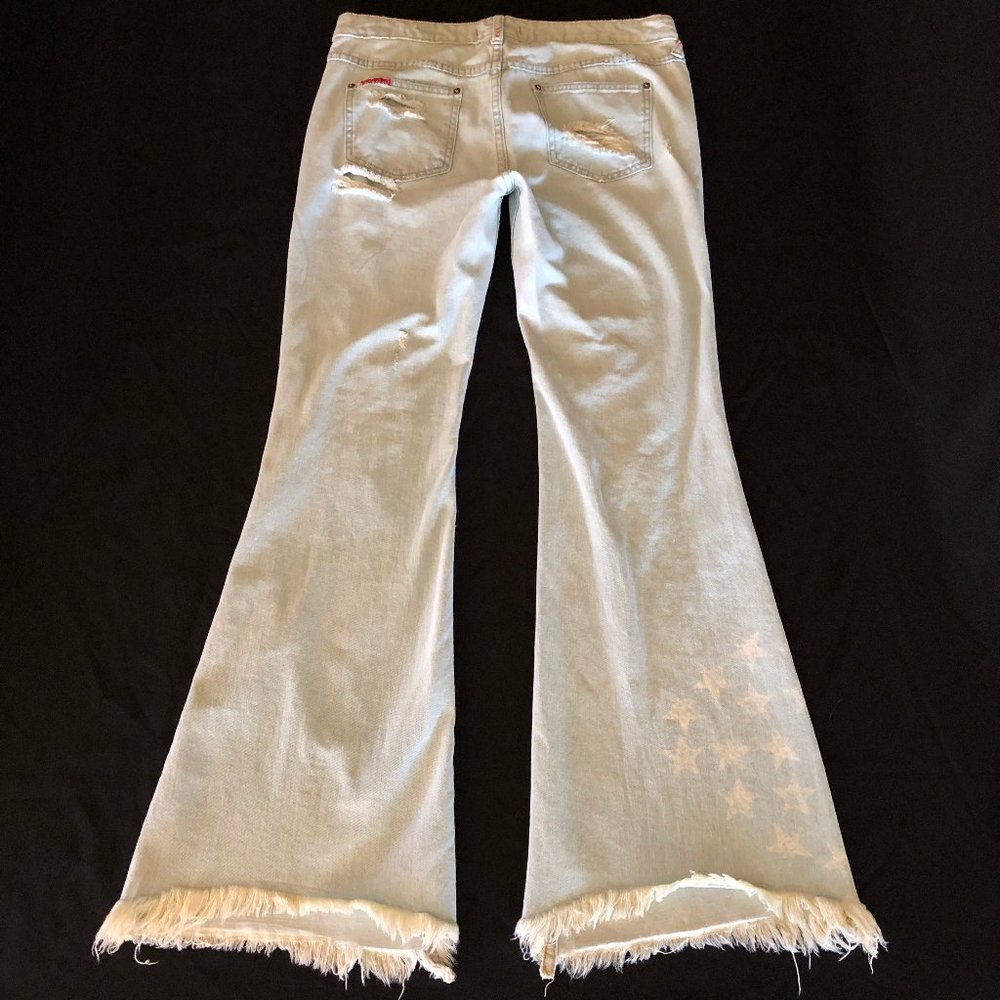 Rare Free People American Flag Super Flare Sz 29 - Picture 6 of 16